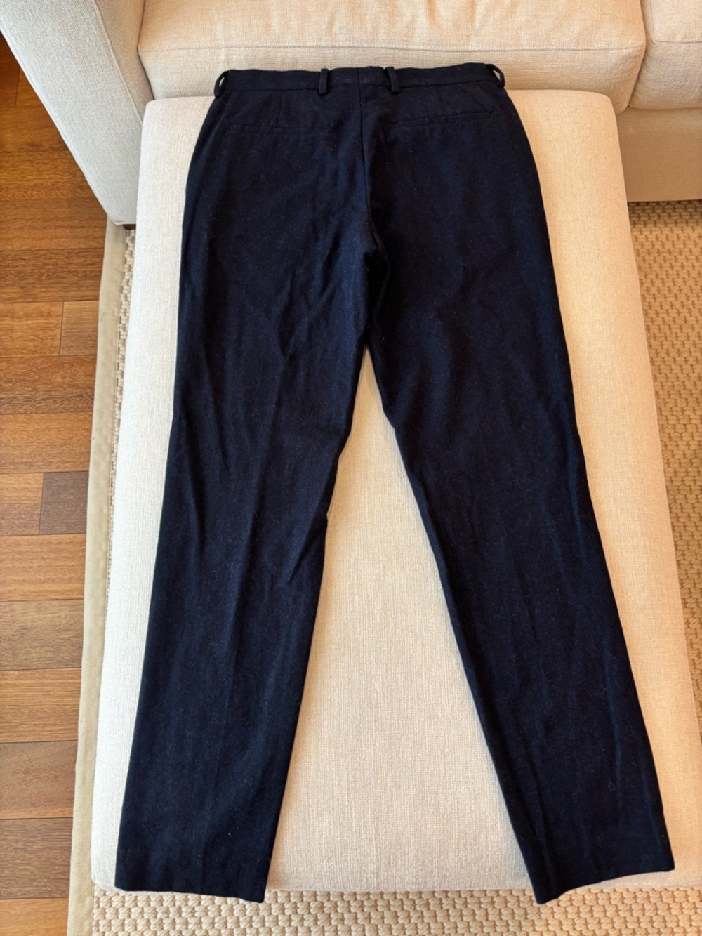 COS Men's Dark Navy Wool Dress Pants
